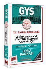 Yargı Yayınları 2023 Sağlık Bakanlığı Veri Hazırlama ve Kontrol İşletmeni Kadrosu İçin Konu Özetli Açıklamalı Soru Bankası