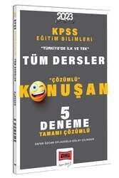 Yargı Yayınları 2023 KPSS Eğitim Bilimleri Tüm Dersler Tamamı Çözümlü Konuşan 5 Deneme