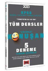 Yargı Yayınları 2023 KPSS GK-GY Tüm Dersler Tamamı Çözümlü Konuşan 5 Deneme