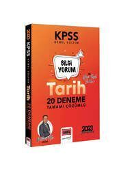 Yargı Yayınları 2023 KPSS Genel Kültür Tarih Bilgi Yorum Tamamı Çözümlü 20 Deneme