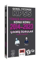 Yargı Yayınları 2024 KPSS 5Yüz Genel Yetenek (Türkçe-Matematik) Tamamı Çözümlü Son 10 Yıl Konu Konu Çıkmış Sorular (2014-2023)