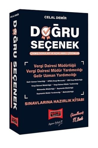 Yargı Yayınları Doğru Seçenek Çıkmış Sorular ve Açıklamalı Çözümler 11. Baskı