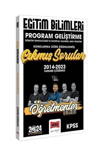 Yargı Yayınları 2024 KPSS Eğitim Bilimleri Öğretmenler Ekibi Program Geliştirme Konularına Göre Düzenlenmiş Çıkmış Sorular