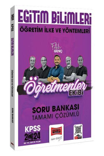 Yargı Yayınları 2024 KPSS Eğitim Bilimleri Öğretmenler Ekibi Öğretim İlke ve Yöntemleri Tamamı Çözümlü Soru Bankası