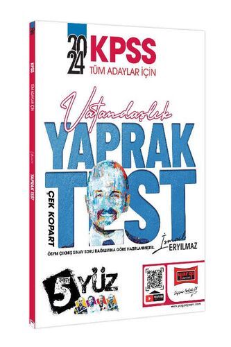 Yargı Yayınları 2024 KPSS Tüm Adaylar İçin 5Yüz Vatandaşlık Çek Kopart Yaprak Test