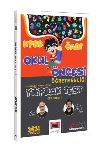 Yargı Yayınları 2024 ÖABT Okul Öncesi Öğretmenliği Yaprak Test (Alan Bilgisi ve Alan Eğitimi)