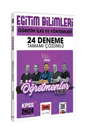 Yargı Yayınları 2024 KPSS Eğitim Bilimleri Öğretmenler Ekibi Öğretim İlke ve Yöntemleri Tamamı Çözümlü 24 Deneme