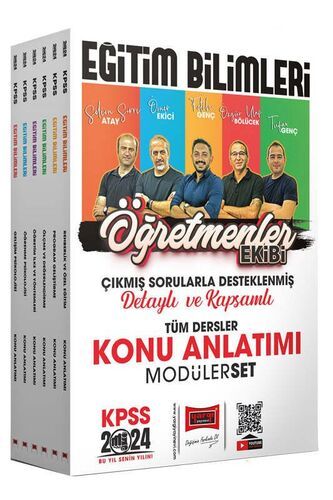 Yargı Yayınları 2024 KPSS Eğitim Bilimleri Öğretmenler Ekibi Tüm Dersler Konu Anlatımlı Modüler Set