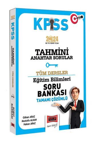 Yargı Yayınları 2024 KPSS Eğitim Bilimleri Anahtar Serisi Tahmini Anahtar Sorular Soru Bankası