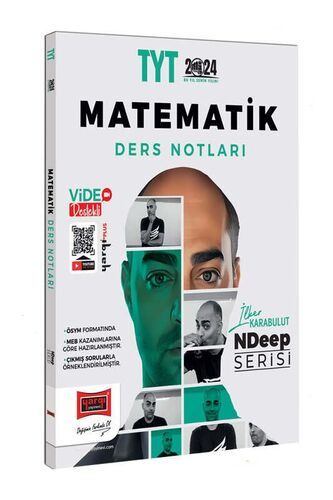 Yargı Yayınları 2024 NDeep Serisi TYT Matematik Video Ders Notları (İlker Karabulut)