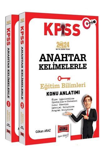 Yargı Yayınları 2024 KPSS Eğitim Bilimleri Anahtar Kelimelerle Konu Anlatımı (2 Kitap)