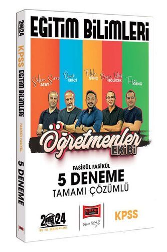 Yargı Yayınları 2024 KPSS Eğitim Bilimleri Öğretmenler Ekibi Fasikül Fasikül Tamamı Çözümlü 5 Deneme