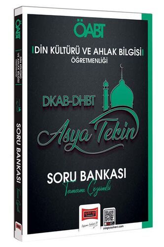 Yargı Yayınları 2024 DKAB-DHBT ÖABT Din Kültürü ve Ahlak Bilgisi Öğretmenliği Tamamı Çözümlü Soru Bankası (Asya Tekin)