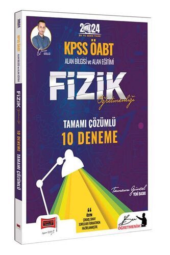 Yargı Yayınları 2024 KPSS ÖABT Fizik Öğretmenliği Tamamı Çözümlü 10 Deneme