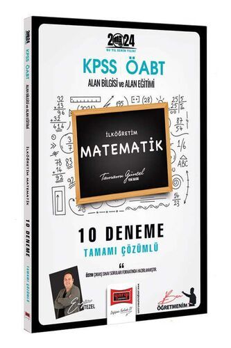 Yargı Yayınları 2024 ÖABT İlköğretim Matematik Öğretmenliği 10 Deneme