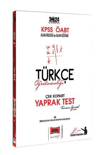 Yargı Yayınları 2024 KPSS ÖABT Türkçe Öğretmenliği Yaprak Test