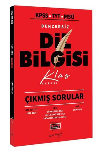 Yargı Yayınları KPSS TYT MSÜ Benzersiz Dil Bilgisi Çıkmış Sorular Klas Serisi