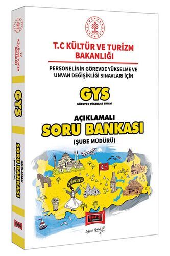 Yargı Yayınları GYS T.C. Kültür ve Turizm Bakanlığı Şube Müdürü İçin Açıklamalı Soru Bankası