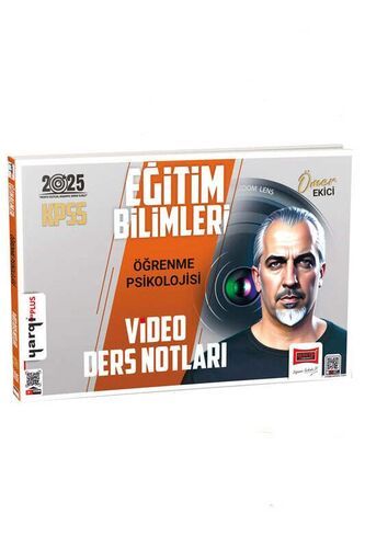 Yargı Yayınları 2025 KPSS Eğitim Bilimleri Öğrenme Psikolojisi Video Ders Notları