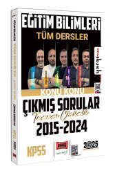 Yargı Yayınları 2025 KPSS Eğitim Bilimleri Tüm Dersler 2015-2024 Tamamı Çözümlü Konu Konu Çıkmış Sorular