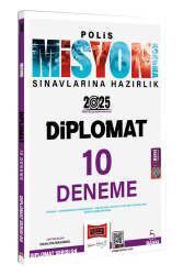 Yargı Yayınları 2025 Polis Misyon Sınavlarına Hazırlık Diplomat Serisi Diplomat 10 Deneme