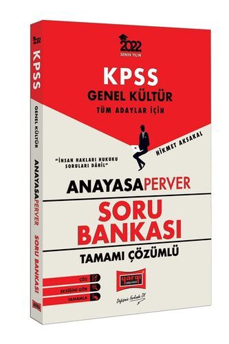 Yargı Yayınları 2022 KPSS Genel Kütlür Tüm Adaylar İçin AnayasaPerver Tamamı Çözümlü Soru Bankası