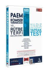 Yargı Yayınları 2025 PAEM Komiser Yardımcılığı ve Rütbe Terfi Sınavlarına Hazırlık Yıldız Çek Kopart Yaprak Test