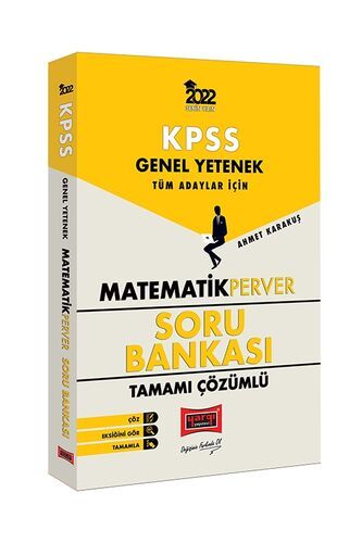 Yargı Yayınları 2022 KPSS Genel Yetenek MatematikPerver Tamamı Çözümlü Soru Bankası