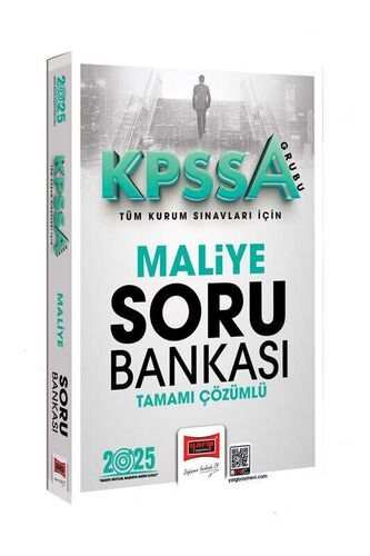 Yargı Yayınları 2025 KPSS-A Grubu Tüm Kurum Sınavları İçin Tamamı Çözümlü Maliye Soru Bankası