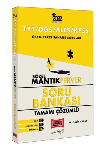 Yargı Yayınları 2022 TYT DGS ALES KPSS Sözel MantıkPerver Tamamı Çözümlü Soru Bankası