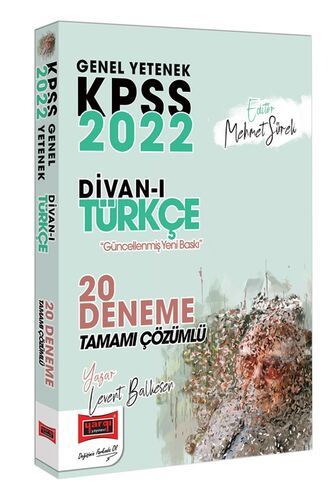 Yargı Yayınları 2022 KPSS Genel Yetenek Divanı Türkçe Tamamı Çözümlü 20 Deneme