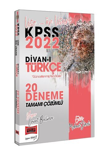 Yargı Yayınları 2022 KPSS Lise Ön Lisans Divanı Türkçe Tamamı Çözümlü 20 Deneme