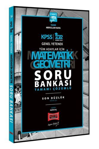 Yargı Yayınları 2022 KPSS Genel Yetenek Son Düzlük 5 Yargıç Matematik Geometri Tamamı Çözümlü Soru Bankası