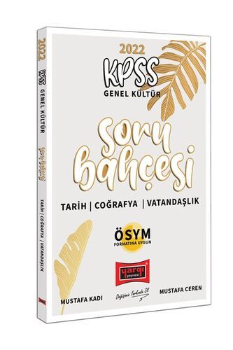 Yargı Yayınları 2022 KPSS Genel Kültür Tarih Coğrafya Vatandaşlık Soru Bahçesi