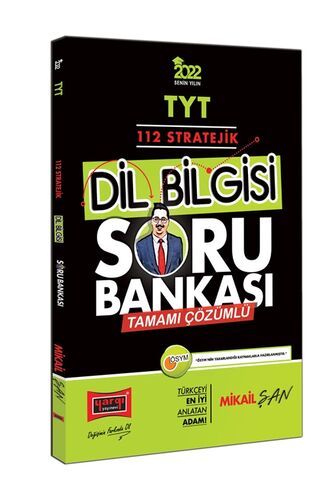 Yargı Yayınları 2022 TYT 112 Stratejik Dil Bilgisi Tamamı Çözümlü Soru Bankası