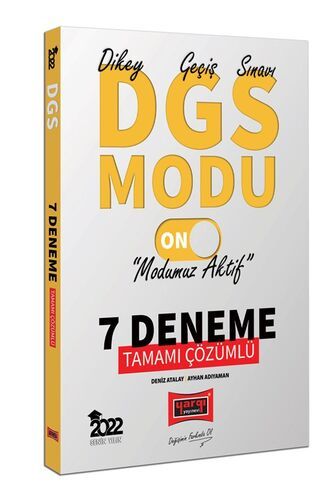 Yargı Yayınları 2022 DGS Modu Tamamı Çözümlü 7 Deneme