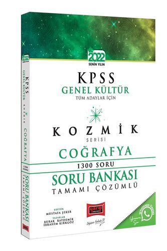 Yargı Yayınları 2022 KPSS Tüm Adaylar İçin Genel Kültür Kozmik Serisi Tamamı Çözümlü Coğrafya Soru Bankası