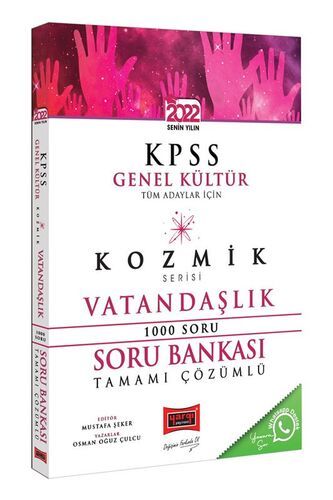 Yargı Yayınları 2022 KPSS Tüm Adaylar İçin Genel Kültür Kozmik Serisi Tamamı Çözümlü Vatandaşlık Soru Bankası