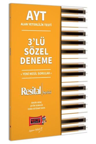 Yargı Yayınları AYT Resital Serisi 3'lü Sözel Deneme