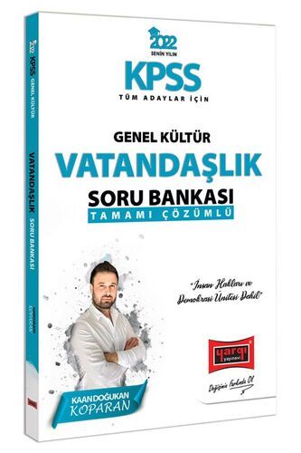 Yargı Yayınları 2022 KPSS Genel Kültür Tamamı Çözümlü Vatandaşlık Soru Bankası