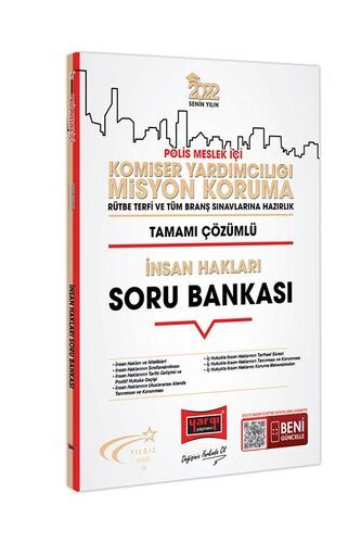 Yargı Yayınları 2022 Polis Meslek İçi Komiser Yardımcılığı Misyon Koruma Tamamı Çözümlü İnsan Hakları Soru Bankası