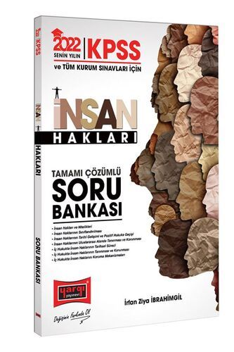 Yargı Yayınları 2022 KPSS ve Tüm Kurum Sınavlarına Hazırlık Tamamı Çözümlü İnsan Hakları Soru Bankası