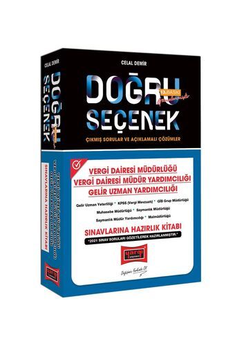 Yargı Yayınları Doğru Seçenek Vergi Dairesi Müdürlüğü, Müdür Yardımcılığı, Gelir Uzman Yardımcılığı Sınavlarına Hazırlık Kitabı