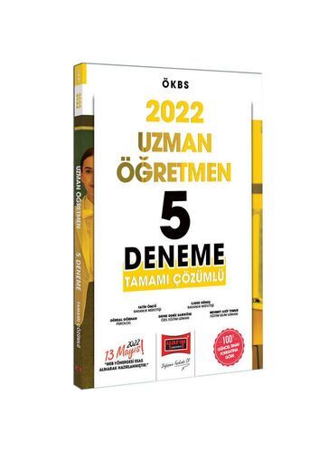 Yargı Yayınları 2022 ÖKBS Uzman Öğretmen Tamamı Çözümlü 5 Deneme Sınavı