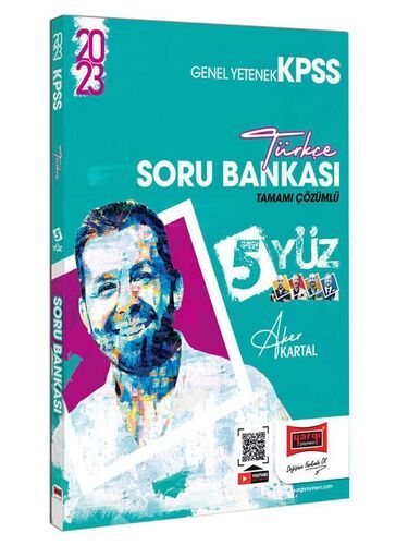 Yargı Yayınları 2023 KPSS 5Yüz Türkçe Tamamı Çözümlü Soru Bankası (Aker Kartal)