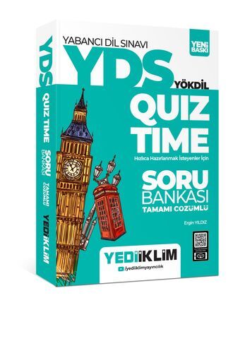 YEDİİİKLİM YAYINLARI YDS - YÖKDİL Quiz Time Tamamı Çözümlü Soru Bankası