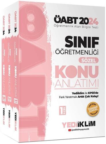 Yediiklim 2024 ÖABT Sınıf Öğretmenliği Konu Anlatımı 3 Cilt