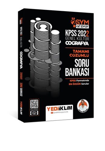 Yediiklim Yayınları 2022 KPSS Genel Kültür Ösym Ne Sorar Coğrafya Tamamı Çözümlü Soru Bankası