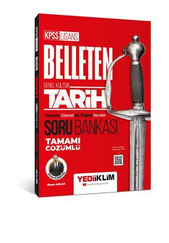 Yediiklim Yayınları KPSS Genel Kültür Belleten Tarih Tamamı Çözümlü Soru Bankası