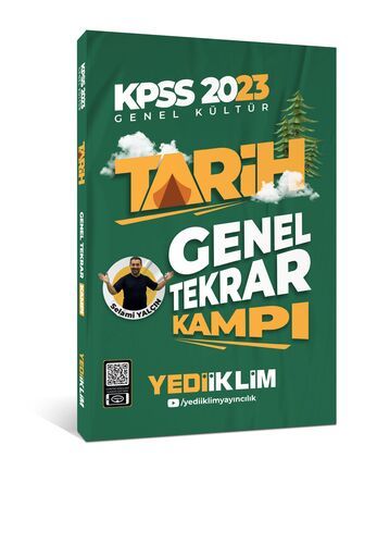 Yediiklim Yayınları 2023 KPSS Genel Tekrar Tarih Kampı